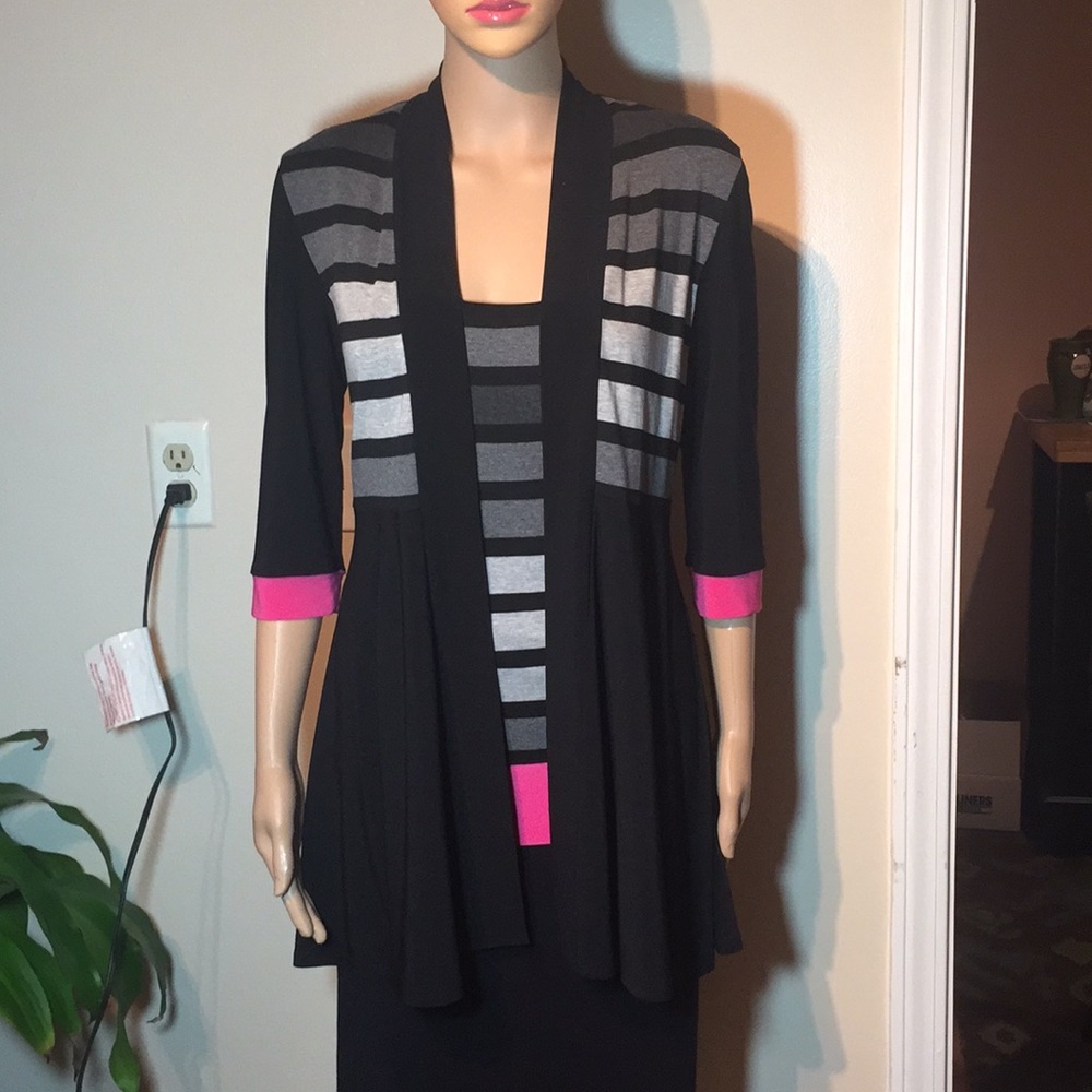 Joseph Ribkoff 2 pc set tank top and cardigan